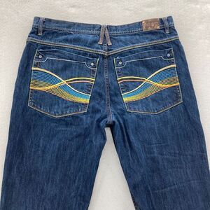 Vintage Paco Jeans Mens 36x32 Relaxed Straight Dark Wash Blue Denim Hip Hop Y2K